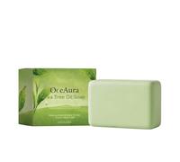 Jabón limpiador con aceite esencial de árbol de té, jabón natural para cuerpo y rostro, jabón para infecciones por hongos, para rostro y cuerpo, cuidado diario refrescante de la piel