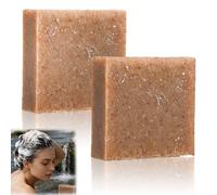 Jabón Limpiador de Arcilla de Cobre Artesanal Rico en Minerales Exfoliante Rostro Cuerpo Control de Grasa Cuidado Facial(2pcs)