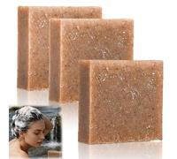 Jabón Limpiador de Arcilla de Cobre Artesanal Rico en Minerales Exfoliante Rostro Cuerpo Control de Grasa Cuidado Facial(3pcs)