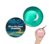 Jabón limpiador de brochas de maquillaje, limpiador de jabón sólido y almohadilla de silicona, fácil de limpiar, cepillos mezcladores, champú, elimina colores cosméticos de sombra para uso diario