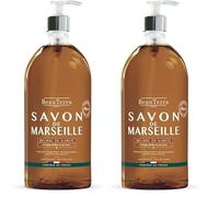Jabón Líquido Beauterra Savon de Marseille Manteca de Karité 1 L (Paquete de 2)