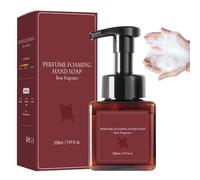 Jabón líquido de manos | Jabón de manos espumoso con perfume | Limpiador espumoso | Fragancia de rosas | Suave y no daña tus manos | No irritante | 225 ml | Para hombres y adultos, viajes, hogar, baño