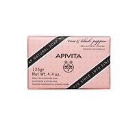 Apivita Jabón natural con rosa y pimienta negra 125 g