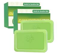 Jabón Natural de Arbol de Té con Redes de Espuma,de JabóN de Aceite Árbol De Té,hidratan en profundidad y limpian suavemente la piel para una sensación refrescante, limpiador corporal y facial (2PCS)