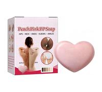 Jabón natural de las nalgas de melocotón hecho a mano exfoliante pierna de la axila melanina y acné partes privadas jabón rosa melocotón (1 unidad)