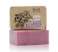 Jabón Natural de Rosa Mosqueta - Vegano y Artesanal - Labnatur | Con Aceite de Rosa Mosqueta y Oliva - Antioxidante, Regenera y Nutre - Para Manchas y Estrías - Hecho en España - 100 g