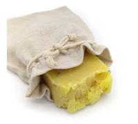 Jabón natural de Ruda en bolsa de yute - Para todo tipo de piel - Aclara las manchas, hidrata, suaviza y regenera la piel - Detalle eventos