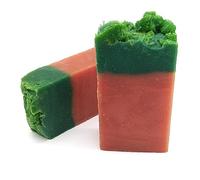 Jabón natural exfoliante de Papaya (90g) - Elimina células muertas - Rejuvenece la piel más seca. Cara y cuerpo