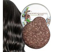 Jabón Natural Gris Depilación - Rosemarin Polygonum Multiflorum Champú Bar | 1,94oz Bio Tinte para el Cabello Restaurado Barra Sólida, Ayuda Nutritiva Hidratante al Crecimiento, Reducir