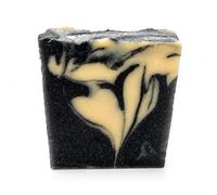 Jabón natural hecho a mano - Con aceites, grasas e ingredientes naturales (carbón y coco contra la piel impureza)