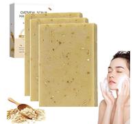 Jabón natural Nolvia para una mejor piel, jabón vegetal hecho a mano con aceite de avena, barras orgánicas para pieles secas y sensibles, hace que tu piel sea suave y limpia (3)