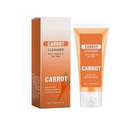 Jabón natural para lavado de cara, aceite limpiador facial exfoliante, combate la irritación de la piel y los brotes, jabón líquido hidratante de limpieza profunda para Limpieza (Orange, 14.4X6.2CM)