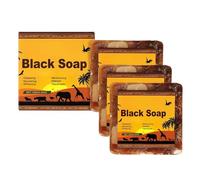 Jabón negro africano, jabón negro africano orgánico, ayuda a la piel propensa al acné, jabón natural para hombres y mujeres, combate el acné antiedad, jabón facial hidratante
