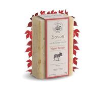 Jabón orgánico sólido de leche de burra, jabón perfumado con vid roja, 98% ingredientes vegetales, fabricado en Provenza, mano y cuerpo, 115 g