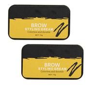 Jabón para Cejas 10g, Plástico, 2 Piezas, Transparente, sin Color | Peinado Fijo para Maquillaje, No Pegajoso Olor, para Principiantes y Retoques Marcha