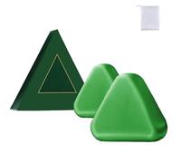 Jabón para el cabello Seoulglow Leaf. Champú sólido Nature Triangle. Champú Nature Seven Green Soap. Champú sólido de hierba usman. Barra de hierba usman. Calma y fortalece el cabello (2pcs)
