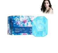 Jabón Sólido Blue Bell 100g, Jabón Corporal Con Aceites Esenciales, De Ducha, Pastilla Desólido Premium, Pastilla De Ducha Natural Como Gel De Ducha Sólido, Refrescante