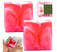 Jabón yoni 2pcs jabón de barra yoni para mujeres balance 100g de lavado femenino rosa hidratante la barra de jabón yoni elimina el olor
