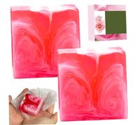 Jabón yoni 2pcs jabón de barra yoni para mujeres balance 100g de lavado femenino rosa rosa hidratante la barra de jabón yoni elimina jabones de olor