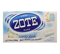 Jabon Zote Blanco Finas Escamas Para Lavadora (copos de lavandería para máquinas de washiing) 17.5 onzas (paquete de 1)