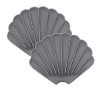 Jabonera 2 jaboneras de Silicona con Doble escurridor for baño y Cocina Soporte para jabón en Barra