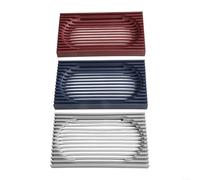Jabonera apta para viajes, 3 recipientes autodrenantes para higiene en baño, ducha o cocina (mezcla)