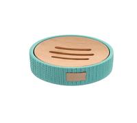 JABONERA CEMENTO BAMBU 11X11X2,5 MATE VERDE MENTA