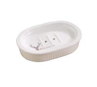 Jabonera, Cerámica Pintada A Mano Patrón Jaboneras for Barra De Jabón, Protector Porcelana, Bandeja Ovalada, for Decoración Baño-f-14.5x10x3.5cm(E)