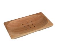 Jabonera clásica de caoba - Rectangular