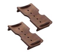 Jabonera compacta de madera con agujeros de drenaje
