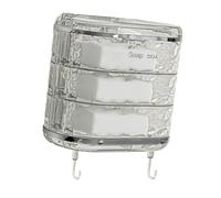 Jabonera con bandeja extraíble y ganchos para apartamentos, dormitorios, no requiere perforación, soporte de pared de 1/2/3 capas
