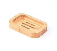 Jabonera Creativa sin Rastro for baño, de bambú Moda, Color japonés, Natural