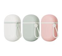 Jabonera De 3 Piezas con Función De Transporte De Mano, Jabonera De Viaje, Jabonera Portátil, Jabonera A Prueba De Fugas, Jabonera Hermética