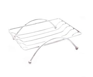 Jabonera de acero inoxidable compatible con la mayoría de tipos de jabón, incluyendo glicerina, avena y barras naturales