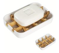 Jabonera de baño, soporte para jabón en pastilla, bandeja para lavabo, bandeja para bañera y ducha
