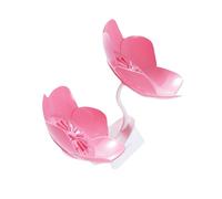 Jabonera de doble capa con autodrenaje, con autoadhesivo, impermeable, extraíble, forma de loto, para baño, ducha, fregadero, jabonera, accesorios para barco