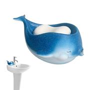 Jabonera de drenaje, con forma de , bonito organizador de baño de resina, contenedor de barra de jabón, para fregadero, bañera, esquina, hogar, apartamento, , hotel, cocina, azulejos