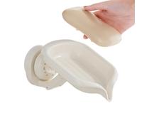 Jabonera de ducha con | Contenedor de pared para almacenar jabón sin agujeros ni taladros - Jabonera ajustable para jabón de bar | Para Hotel Dormitorio Cocina Ducha Gimnasio Baño Colle