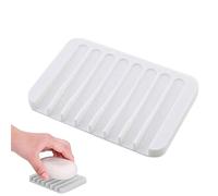 Jabonera de ducha - Contenedor de barra de jabón para bañera, escurridor de cascada esencial para champú, bola de limpieza, gel de ducha, esponjas de coc , afeitadora, estropajos Zorq