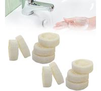 Jabonera de Lufa Natural, Jabonera de Lufa, Jaboneras Lufa Porosas, Soporte Jabón Lufa, Jabonera Ecológica, 10 Piezas Jabonera Antideslizante, para Baño, Cocina, Ducha, Premium, Drene el Agua