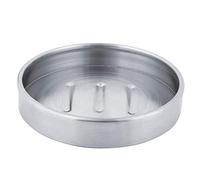 Jabonera de Mano Bandeja de Jabón Práctica de Soporte de Jabón Redondo de Acero Inoxidable para La Mayoría de Los Jabones o Esponjas de Almacenamiento Estudio contra La Oxidación y Duradero