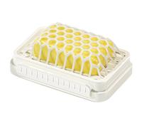 Jabonera de pared, dispensador de jabón, estructura de red sin perforación, ahorro de espacio, ideal para baño, casa, dormitorio, viajes y locales públicos