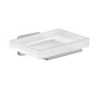 Jabonera de pared para baño Gedy cromada 000044111300200