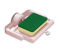 Jabonera de Pared | Soporte de Pared para jabón con ventosas | Bandeja giratoria Escurridor con Estante de Esponja, Organizador Ajustable, Ahorro de Espacio para Afeitar, Cocina y baño