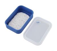 Jabonera de silicona inastillable para viajes, mantiene el jabón seco y fresco durante los viajes (azul)