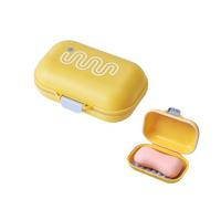 Jabonera de Viaje Con Tapa - Portátil, Impermeable y a Prueba de Fugas - Caja de Jabón Con Fuerte Sellado Para Acampar, Hogar y Cuarto de Baño