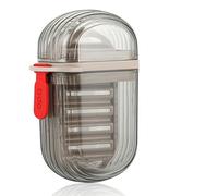 Jabonera de Viaje - Jabonera con Tapa - Jabonera de baño Portátil - con Rejilla de Drenaje, adecuadas para el hogar, el baño, los Viajes, el Camping y el Uso al Aire Libre