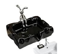 Jabonera decorativa Cerámica conejo decorativo Jabonera con capacidad | Divertido soporte para esponjas para el hogar, cocina y baño, ducha, bañera, encimera, lavadero, lavabo
