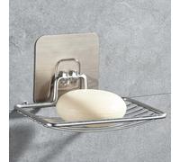 Jabonera Ducha VAZCAN® - Autoadhesiva, Fabricada en Acero Inoxidable, diseño Elegante y fácil instalación, Ideal para jabón y Accesorios