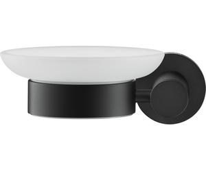 Jabonera Duravit D-Code, suspendida, izquierda, 0099174600, Color: Negro Mate